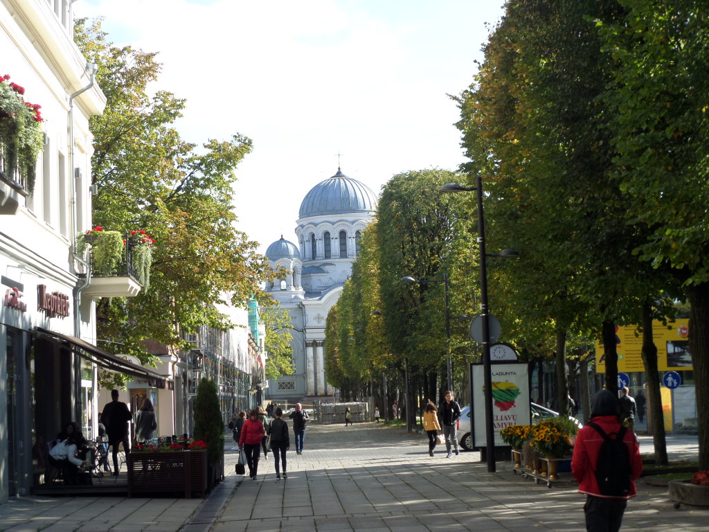 Kaunas főutca tempommal