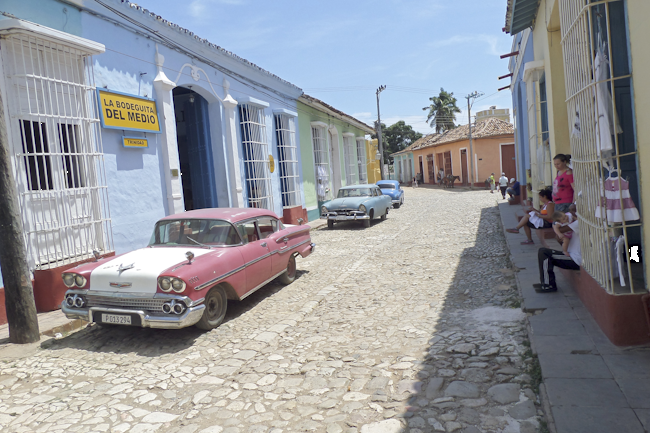 Kuba utcakép - utazás