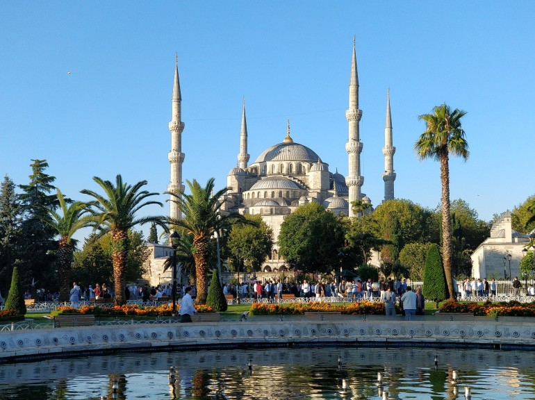 A híres Kék Mecset Isztambulban