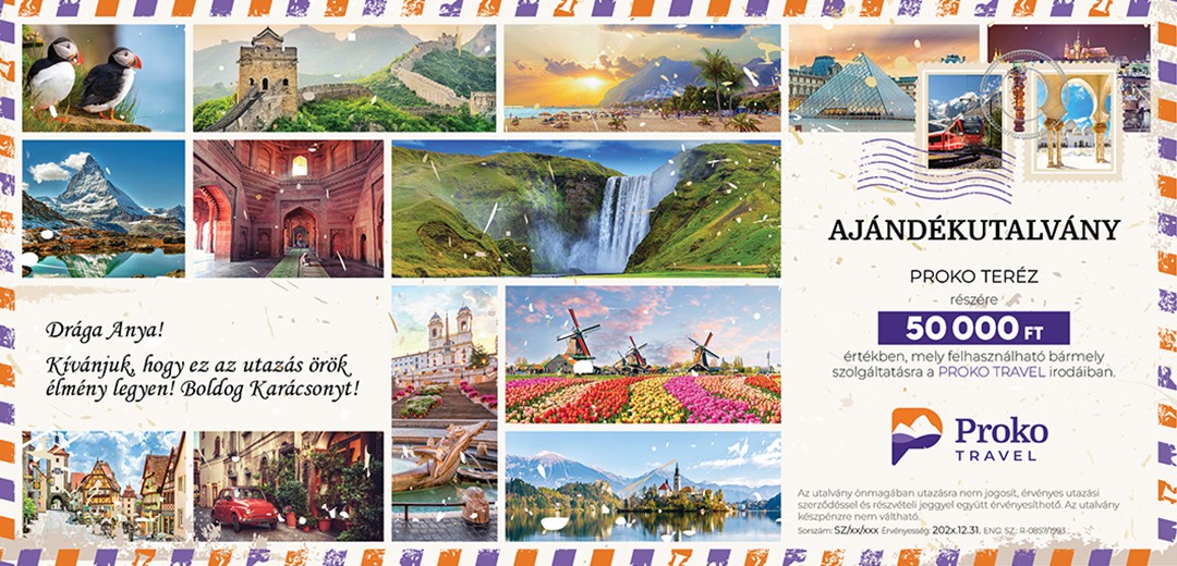 Ajándékozzon utalványt